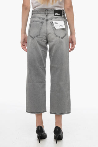 Straight Leg ELISABETH Denims with Visible Stitching 21cm