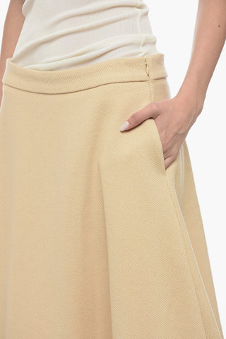 Virgin Wool Circle Skirt