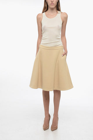 Virgin Wool Circle Skirt
