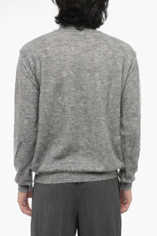 Maglia a Collo Alto in Misto Mohair
