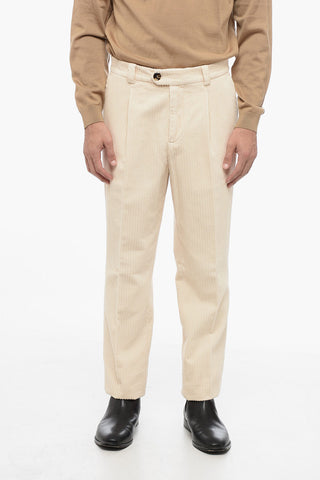 Pantaloni In Velluto A Costine Slim-Fit