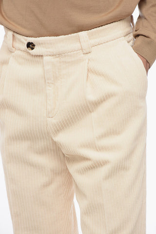 Pantaloni In Velluto A Costine Slim-Fit