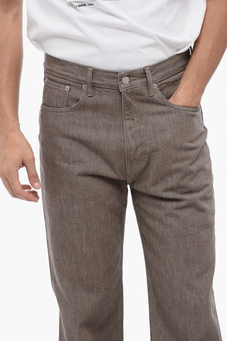 Solid Color Regular Fit HARD TWIST Jeans 22cm