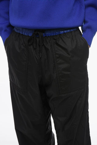 DAY-NAMIC Nylon Pants with Contrasting Waistband