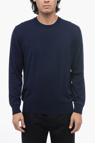 Crew Neck Cotton Sweater