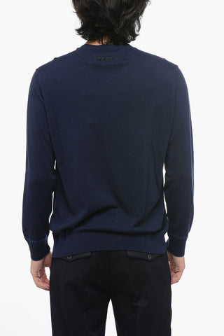 Crew Neck Cotton Sweater