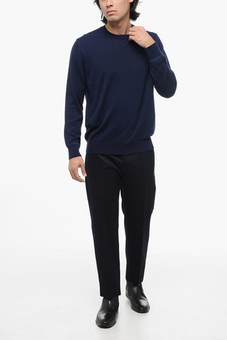 Crew Neck Cotton Sweater