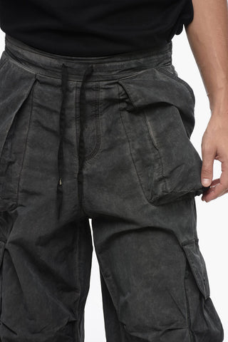 Pantaloni Cargo In Effetto Acid Wash 