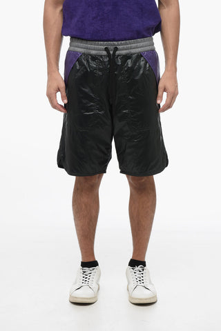 DAY-NAMIC Nylon Shorts with Contrasting Waistband