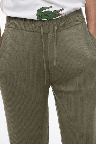 EMPORIO Knitted Sweatpants with Flush Pockets