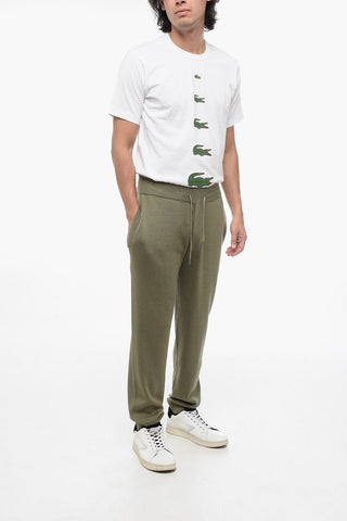 EMPORIO Knitted Sweatpants with Flush Pockets