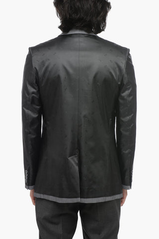 ERL Blazer Monopetto Con Logo Allover
