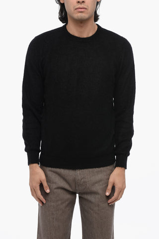 Crew Neck Mohair Blend Sweater