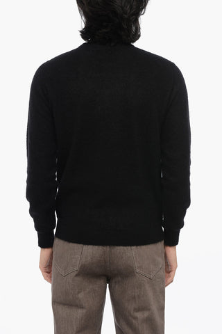 Crew Neck Mohair Blend Sweater