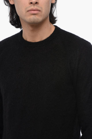 Crew Neck Mohair Blend Sweater