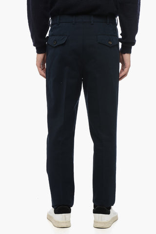 Double-Pleated Leisure-Fit Pants