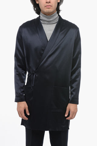 Blazer In Seta A Portafoglio