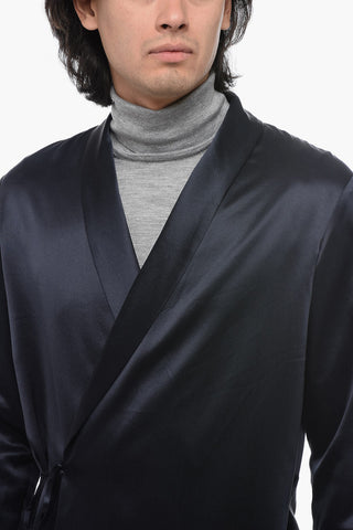 Blazer In Seta A Portafoglio