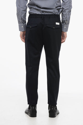Pantaloni In Lana con Elastico in Vita