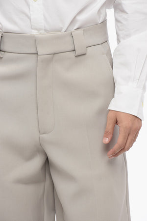 Pantaloni in Misto Lana Vergine con passanti