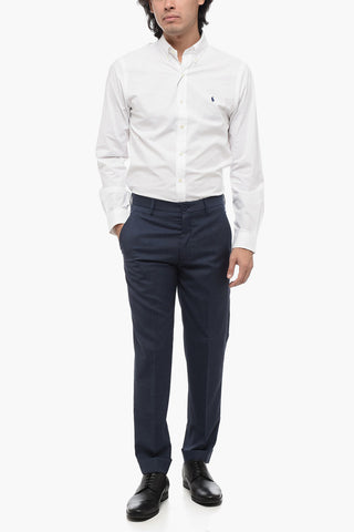 Pantaloni Regular-Fit In Lana