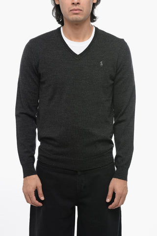 Maglia in Lana con Collo a V