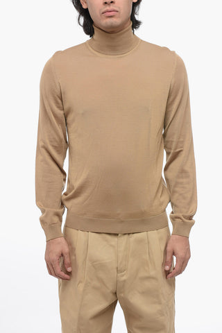 BOSS Virgin Wool Turtleneck Sweater