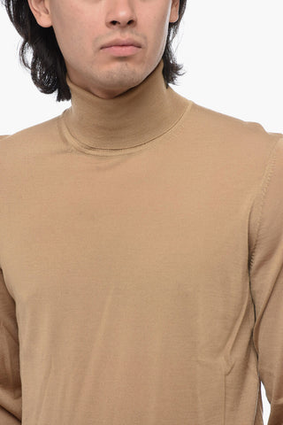 BOSS Virgin Wool Turtleneck Sweater