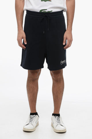 EMPORIO Cotton Shorts with Embroidered Logo