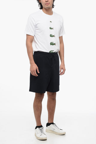 EMPORIO Cotton Shorts with Embroidered Logo