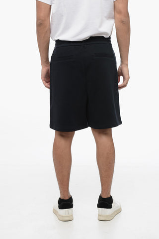 EMPORIO Cotton Shorts with Embroidered Logo