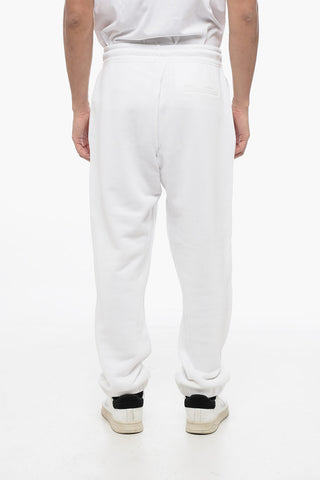 EMPORIO RESORT Cotton Sweatpants with Embroidered Patch