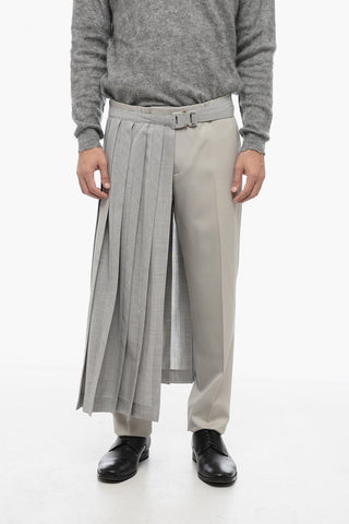 Wool Kilt With Buckle
