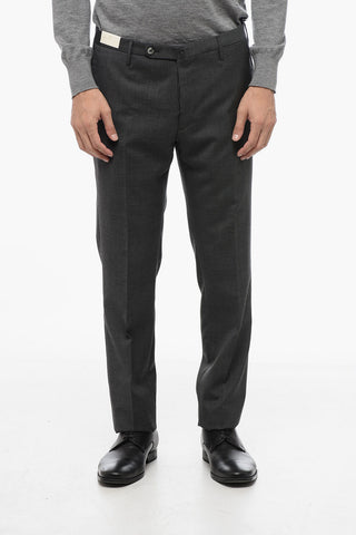 Slim Fit Wool Trousers