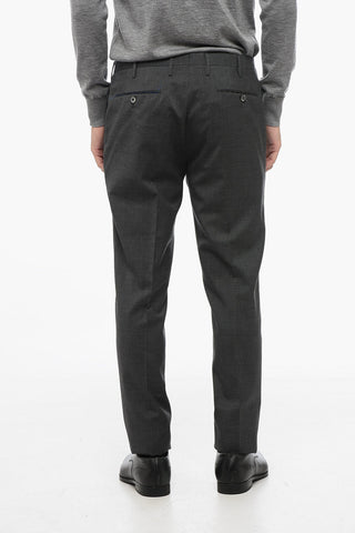 Slim Fit Wool Trousers