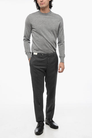 Slim Fit Wool Trousers