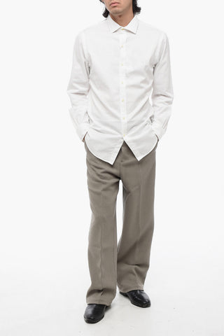 Popeline Slim Fit Shirt with Standard Collar
