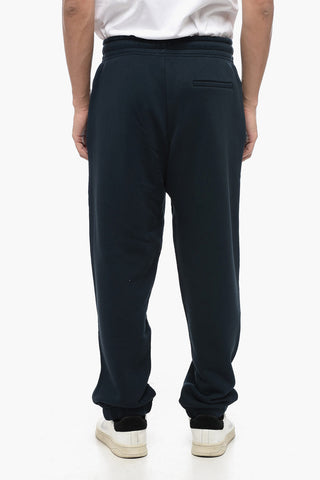 EMPORIO RESORT Cotton Sweatpants with Embroidered Patch
