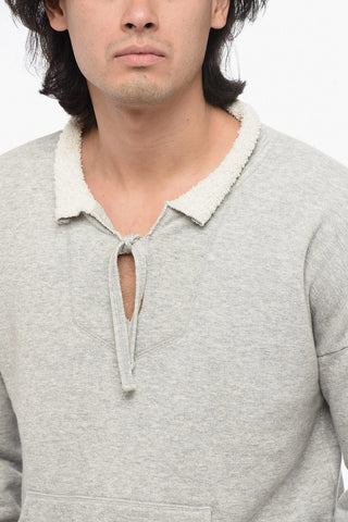 MY URAKE BAJA Sweatshirt with Self-tie Detail