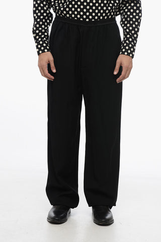 Loose-Fit Pants With Logoed Waistband