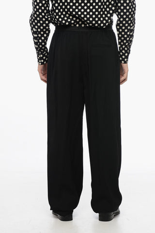 Loose-Fit Pants With Logoed Waistband