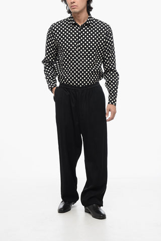 Loose-Fit Pants With Logoed Waistband
