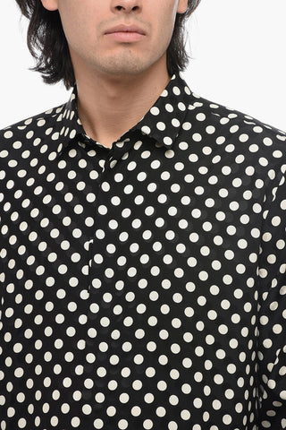 Dotted Silk Shirt