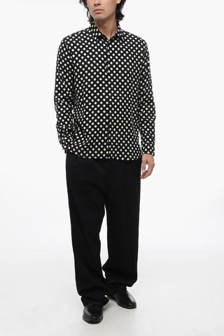 Dotted Silk Shirt