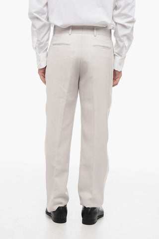 PETER DOIG 4-Pocketed Wool Pants with Side Tape Detail