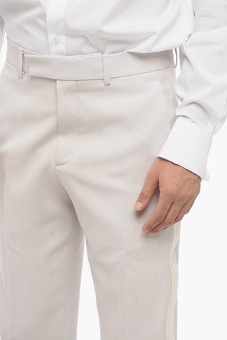 PETER DOIG 4-Pocketed Wool Pants with Side Tape Detail