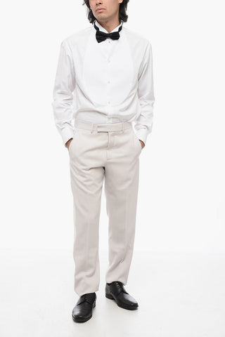 PETER DOIG 4-Pocketed Wool Pants with Side Tape Detail