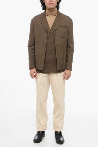 Cotton Jacket with Vest
