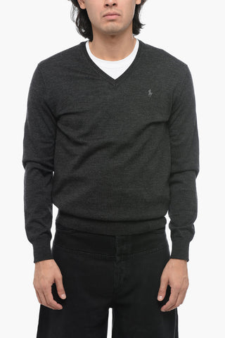 Maglia in Lana con Collo a V