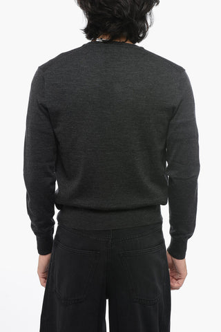 Maglia in Lana con Collo a V